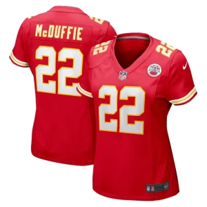 Trent mcduffie kansas city chiefs nike womens game jersey Red