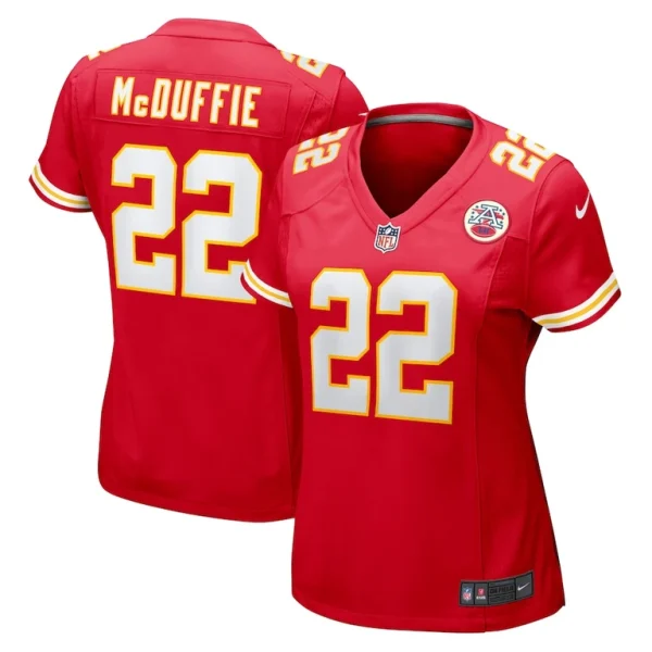 Trent mcduffie kansas city chiefs nike womens game jersey Red