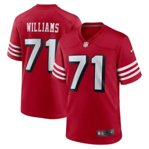Trent williams san francisco 49ers nike alternate game jersey Scarlet