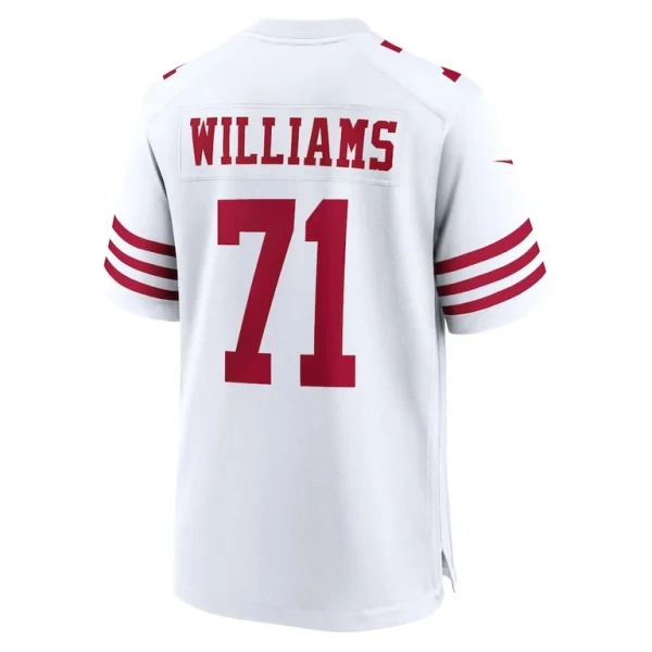 Trent williams san francisco 49ers nike player game jersey White L