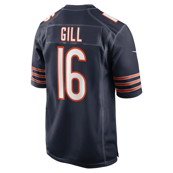 Trenton gill chicago bears nike game player jersey Navy L