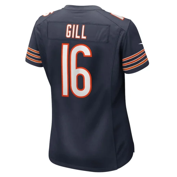 Trenton gill chicago bears nike womens game player jersey Navy L