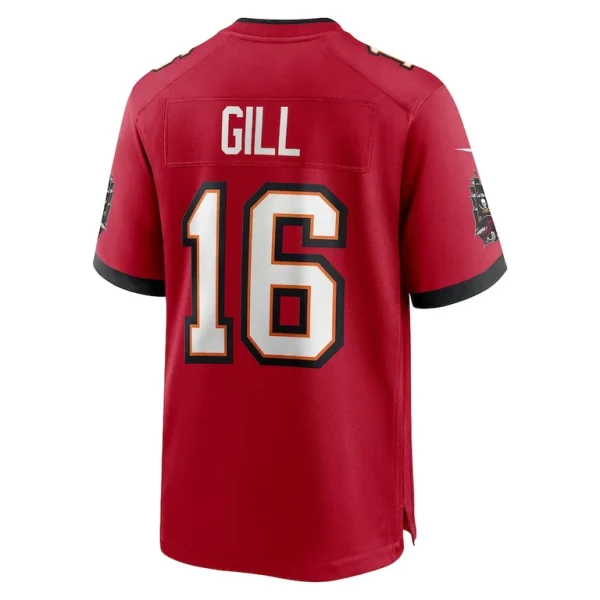 Trenton gill tampa bay buccaneers nike team game jersey Red L