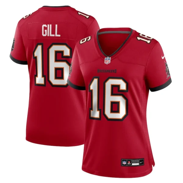 Trenton gill tampa bay buccaneers nike womens team game jersey Red