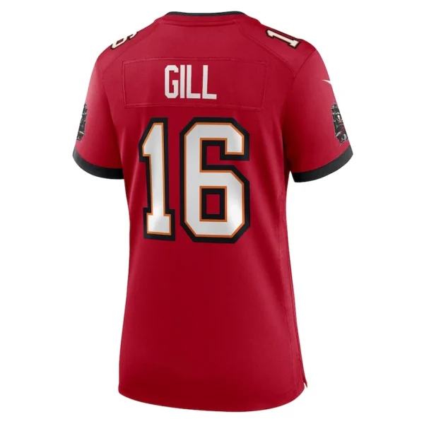 Trenton gill tampa bay buccaneers nike womens team game jersey Red L