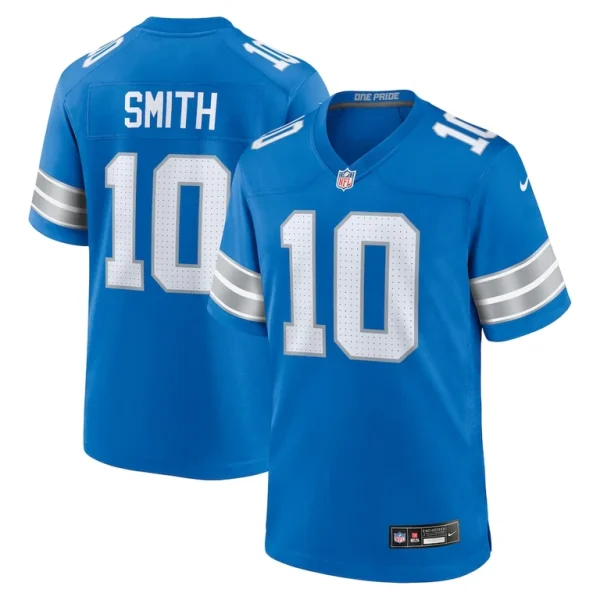 Trequan smith detroit lions nike game jersey Blue