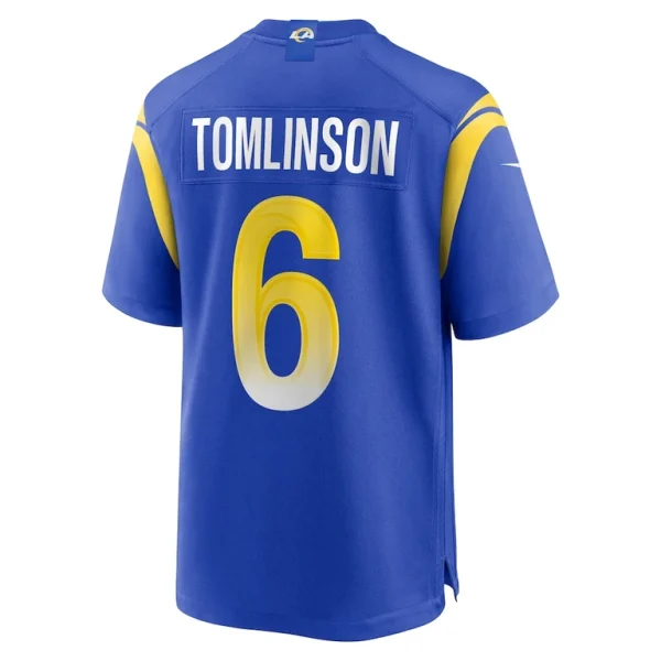 Trevius hodges tomlinson los angeles rams nike team game jersey Royal L