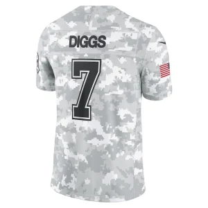 Trevon diggs dallas cowboys nike 2024 salute to service limited jersey Arctic camo L