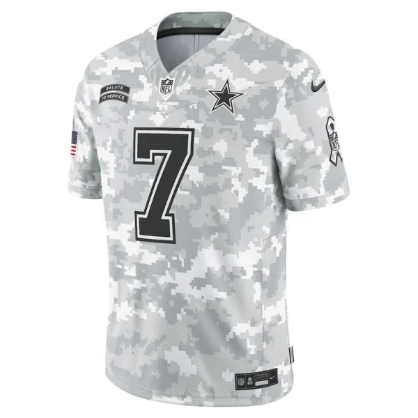 Trevon diggs dallas cowboys nike 2024 salute to service limited jersey Arctic camo M
