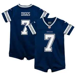 Trevon diggs dallas cowboys nike infant game romper jersey Navy