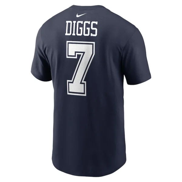 Trevon diggs dallas cowboys nike player name number t shirt Navy L