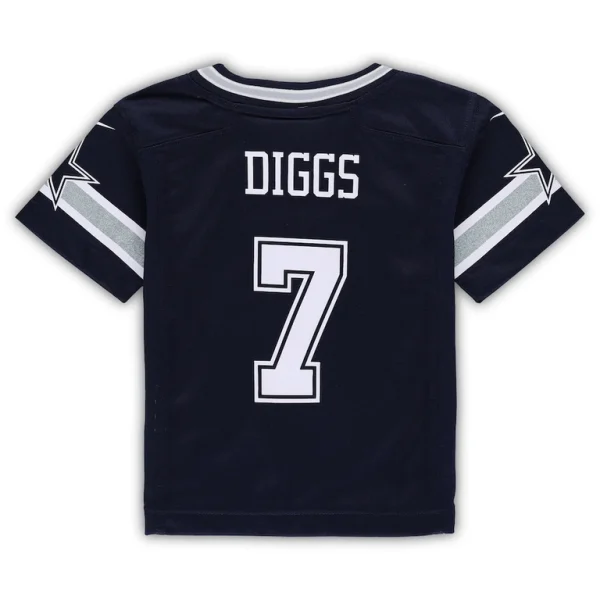 Trevon diggs dallas cowboys nike toddler game jersey Navy 4T