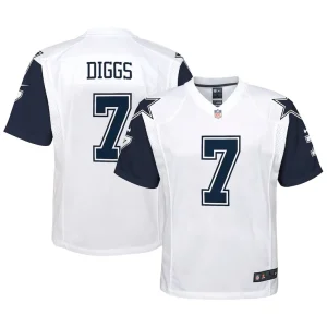 Trevon diggs dallas cowboys nike youth alternate game jersey White