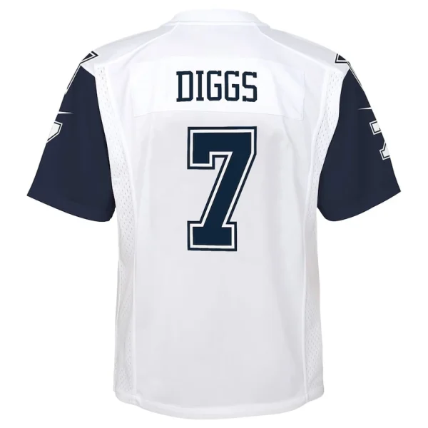 Trevon diggs dallas cowboys nike youth alternate game jersey White Yth L