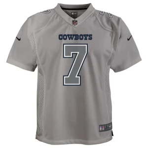 Trevon diggs dallas cowboys nike youth atmosphere game jersey Gray Yth M