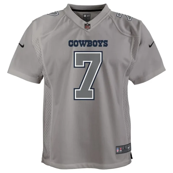 Trevon diggs dallas cowboys nike youth atmosphere game jersey Gray Yth M