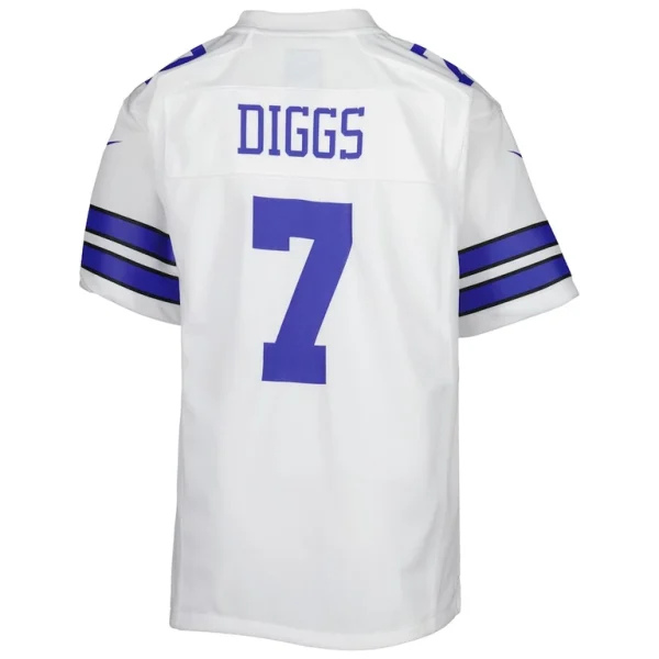 Trevon diggs dallas cowboys nike youth game jersey White Yth L