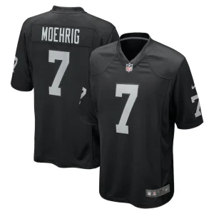 Trevon moehrig las vegas raiders nike team game jersey Black