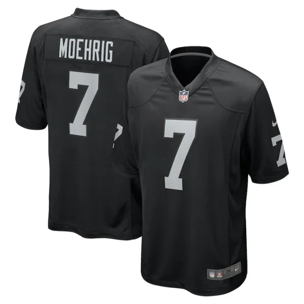 Trevon moehrig las vegas raiders nike team game jersey Black