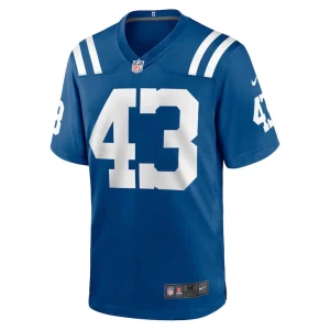 Trevor denbow indianapolis colts nike game player jersey Royal M
