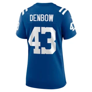 Trevor denbow indianapolis colts nike womens game player jersey Royal L