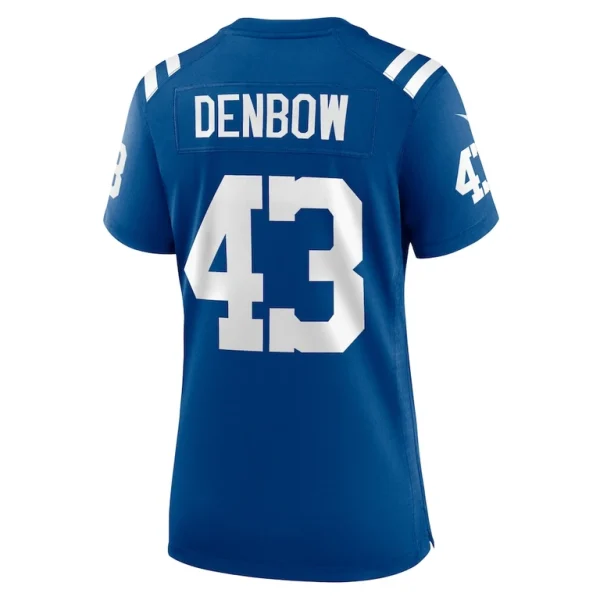 Trevor denbow indianapolis colts nike womens game player jersey Royal L
