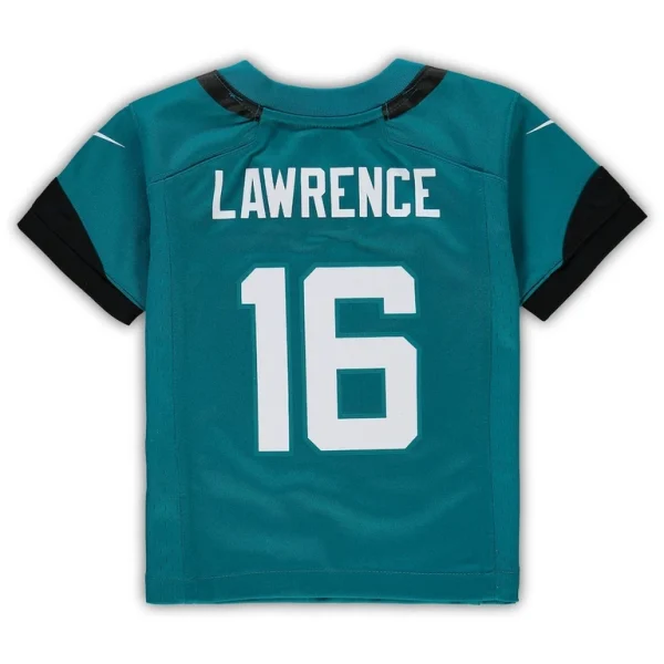 Trevor lawrence jacksonville jaguars nike infant game jersey Teal 24 MO
