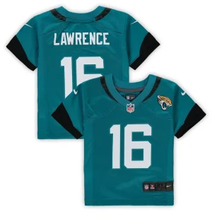 Trevor lawrence jacksonville jaguars nike infant game jersey Teal