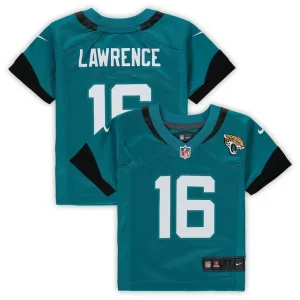 Trevor lawrence jacksonville jaguars nike preschool game jersey Teal