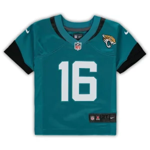Trevor lawrence jacksonville jaguars nike preschool game jersey Teal 56