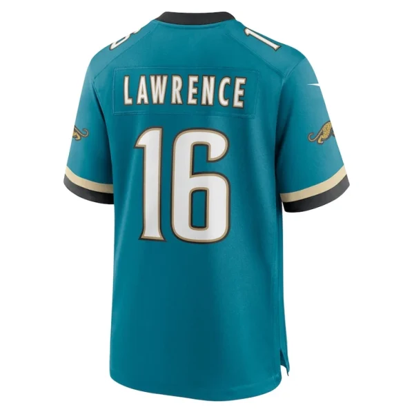 Trevor lawrence jacksonville jaguars nike prowler throwback player game jersey Teal L