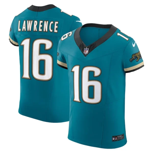 Trevor lawrence jacksonville jaguars nike prowler throwback vapor f.u.s.e. elite jersey Teal