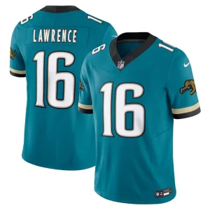 Trevor lawrence jacksonville jaguars nike prowler throwback vapor f.u.s.e. limited jersey Teal