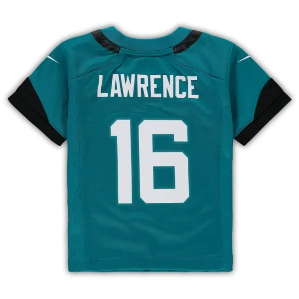 Trevor lawrence jacksonville jaguars nike toddler game jersey Teal 4T
