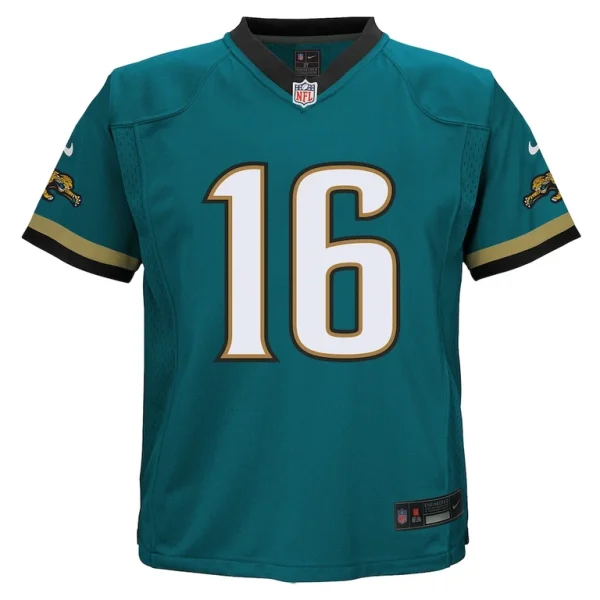 Trevor lawrence jacksonville jaguars nike toddler prowler throwback player game jersey Teal 3T