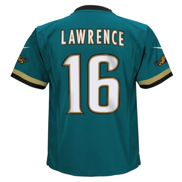 Trevor lawrence jacksonville jaguars nike toddler prowler throwback player game jersey Teal 4T