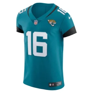 Trevor lawrence jacksonville jaguars nike vapor elite jersey Teal 44