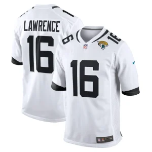 Trevor lawrence jacksonville jaguars nike white game jersey White