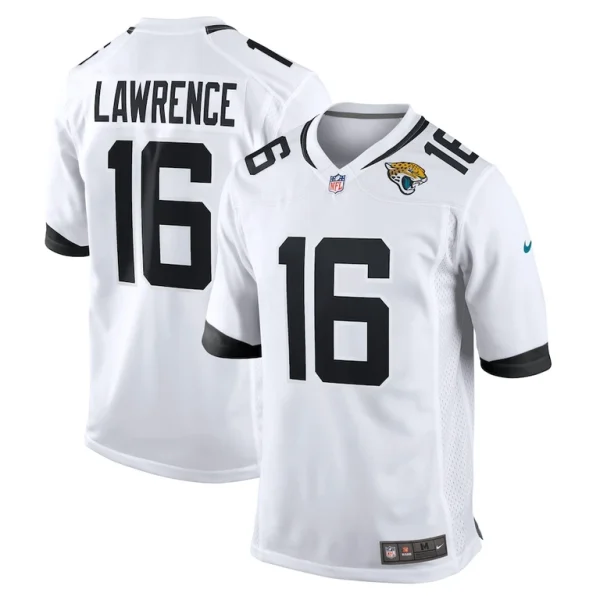 Trevor lawrence jacksonville jaguars nike white game jersey White