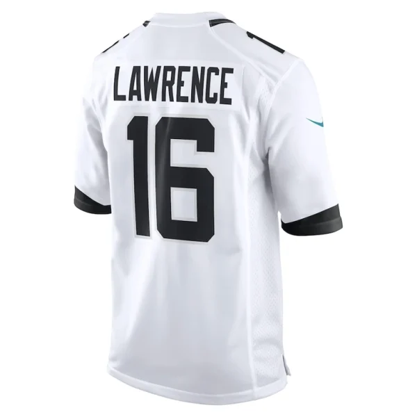 Trevor lawrence jacksonville jaguars nike white game jersey White L
