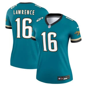 Trevor lawrence jacksonville jaguars nike womens alternate legend player performance top Prowler throwback teal