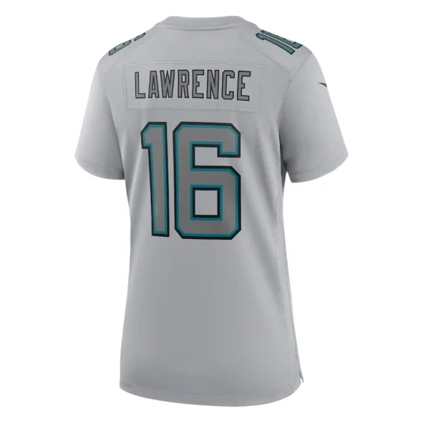 Trevor lawrence jacksonville jaguars nike womens atmosphere fashion game jersey Gray L