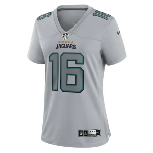 Trevor lawrence jacksonville jaguars nike womens atmosphere fashion game jersey Gray M