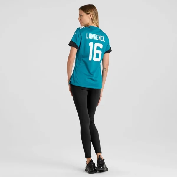 Trevor lawrence jacksonville jaguars nike womens game jersey Teal 2XL