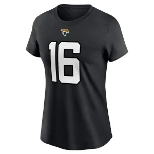 Trevor lawrence jacksonville jaguars nike womens name number t shirt Black M