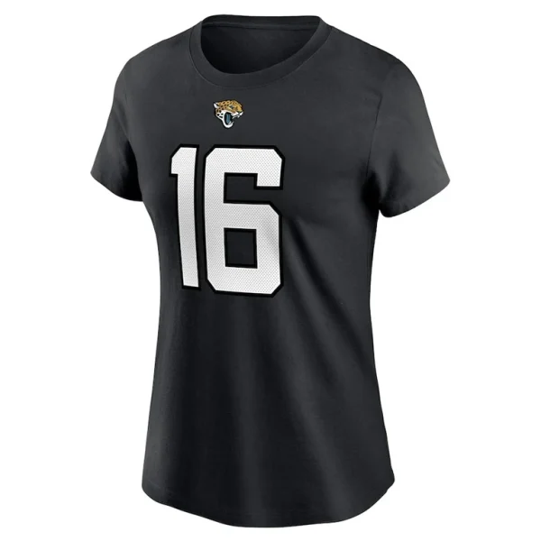 Trevor lawrence jacksonville jaguars nike womens name number t shirt Black M
