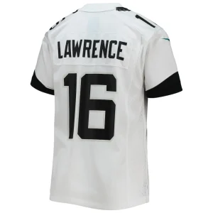 Trevor lawrence jacksonville jaguars nike youth game jersey White Yth L