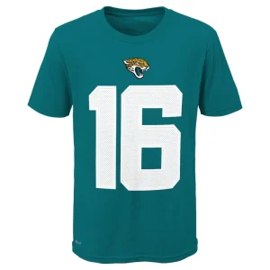 Trevor lawrence jacksonville jaguars nike youth player pride name number t shirt Teal Yth M