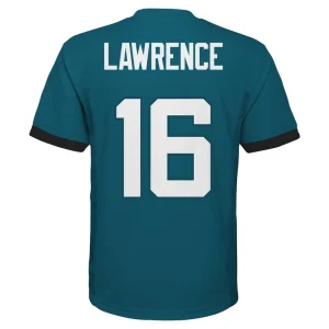 Trevor lawrence jacksonville jaguars preschool replica player jersey Teal 7