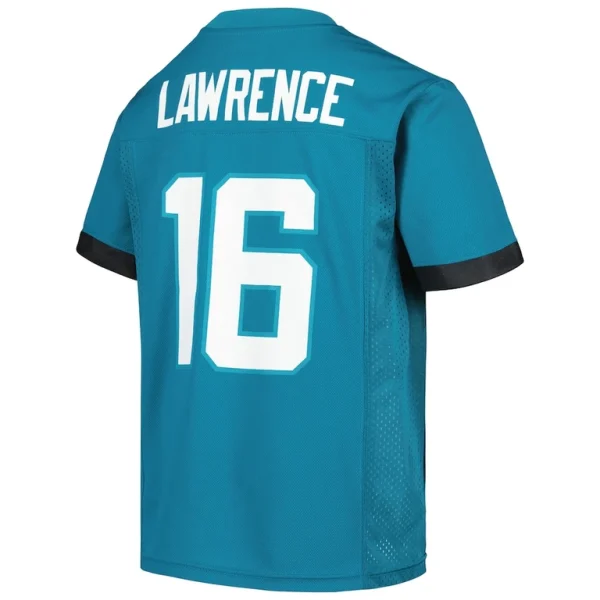 Trevor lawrence jacksonville jaguars youth replica player jersey Teal Yth L